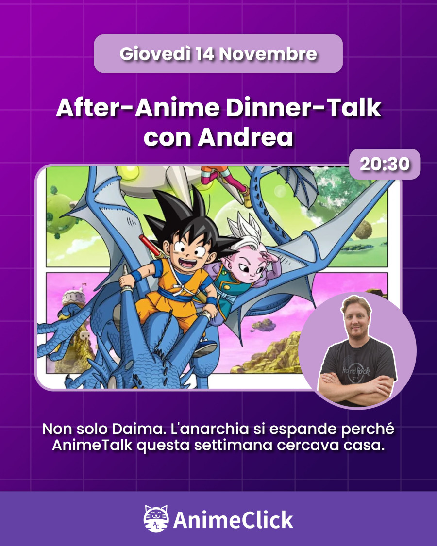 AnimeClick su Twitch: programma dall'11 al 17 novembre AnimeClick su Twitch: programma dall'11 al 17 novembre